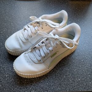 Puma Kids White Sneakers